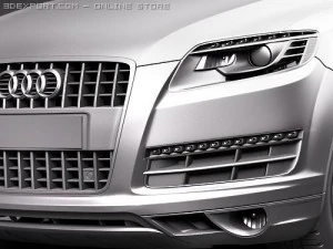 Audi Q7 2010 3D Model