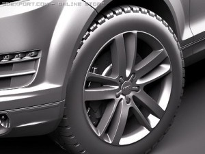 Audi Q7 2010 3D Модель