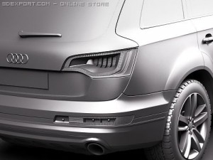 Audi Q7 2010 3D Модель