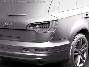 Audi Q7 2010 3D Model