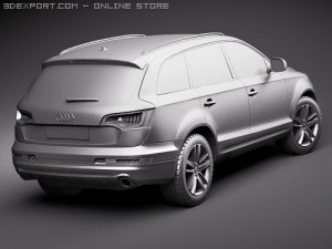 Audi Q7 2010 3D Модель