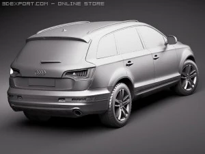 Audi Q7 2010 3D Model