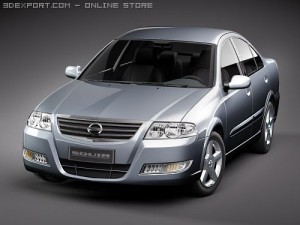 Nissan Almera Classic Automobile 3D 模型
