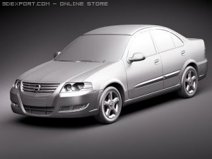 Nissan Almera Classic Automobile 3D 模型