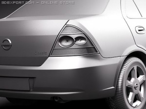 Nissan Almera Classic Automobile 3D 模型