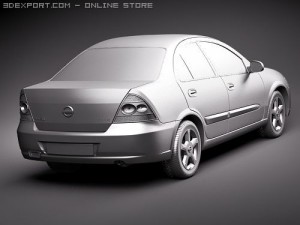 Nissan Almera Classic Automobile 3D 模型