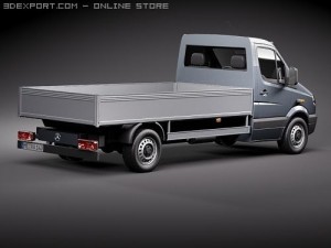 Mercedes-Benz Sprinter II Pickup 3D-Modell