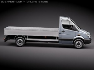 Mercedes-Benz Sprinter II Pickup 3D-Modell