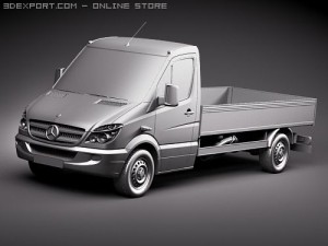 Mercedes-Benz Sprinter II Pickup 3D-Modell