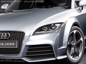 Audi TT RS 2010 3Dモデル