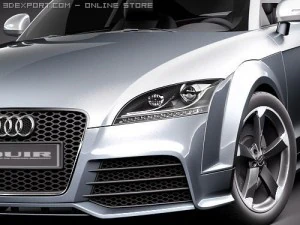 Audi TT RS 2010 3D Model
