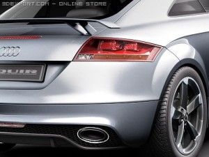 Audi TT RS 2010 3Dモデル
