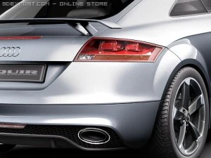 Audi TT RS 2010 3D Model