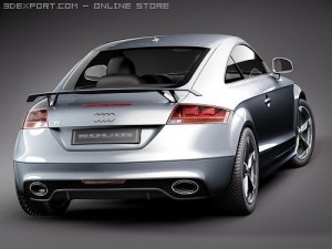 Audi TT RS 2010 3Dモデル