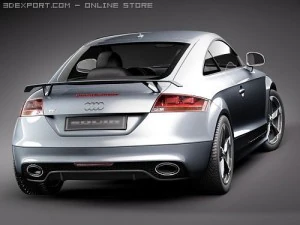 Audi TT RS 2010 3D Model