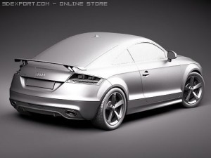 Audi TT RS 2010 3Dモデル