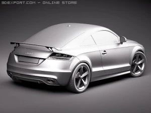 Audi TT RS 2010 3D Model