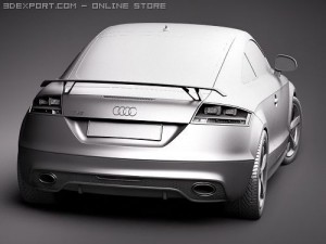 Audi TT RS 2010 3Dモデル