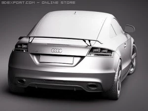 Audi TT RS 2010 3D Model