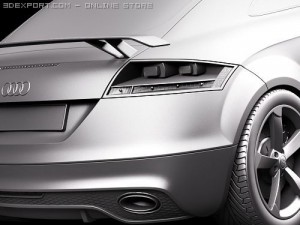 Audi TT RS 2010 3Dモデル