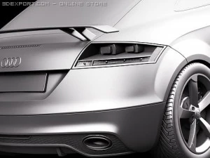 Audi TT RS 2010 3D Model