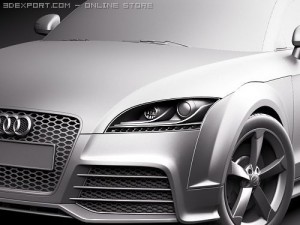 Audi TT RS 2010 3Dモデル
