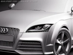 Audi TT RS 2010 3D Model