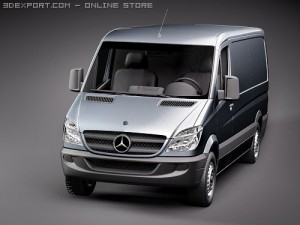 Mercedes-Benz Sprinter II Van Short Low Model 3D