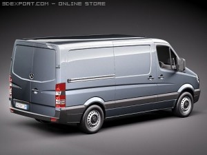 Mercedes-Benz Sprinter II Van Short Low Model 3D