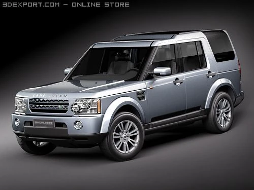 Land Rover Discovery LR 4 3D Model .c4d .max .obj .3ds .fbx .stl .blend 