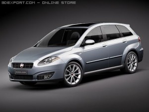 Fiat Croma 2008 3D Model