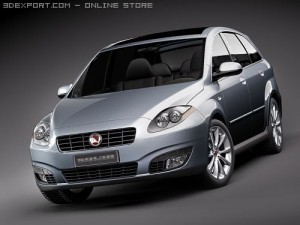 Fiat Croma 2008 Modelo 3D