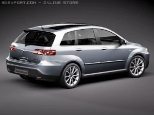 Fiat Croma 2008 3D Model