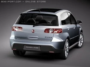 Fiat Croma 2008 3D Model