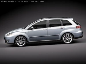 Fiat Croma 2008 3D Model
