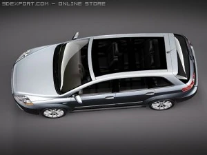 Fiat Croma 2008 3D Model