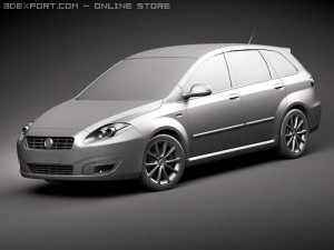 Fiat Croma 2008 Modelo 3D
