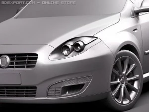 Fiat Croma 2008 3D Model