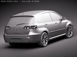 Fiat Croma 2008 3D Model