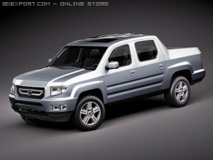 Honda Ridgeline 2009 3D Model