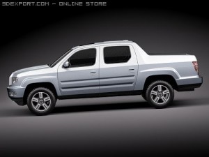 Honda Ridgeline 2009 3D Model