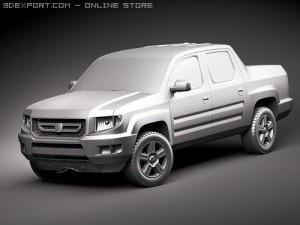 Honda Ridgeline 2009 3D Model