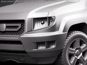 Honda Ridgeline 2009 3D Model