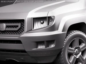 Honda Ridgeline 2009 3D Model