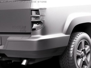 Honda Ridgeline 2009 3D Model