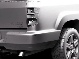 Honda Ridgeline 2009 3D Model