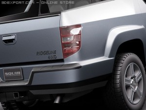 Honda Ridgeline 2009 3D Model