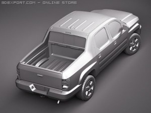 Honda Ridgeline 2009 3D Model