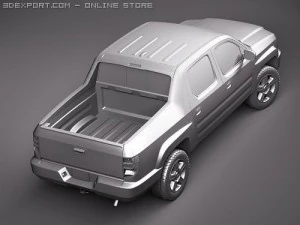 Honda Ridgeline 2009 3D Model