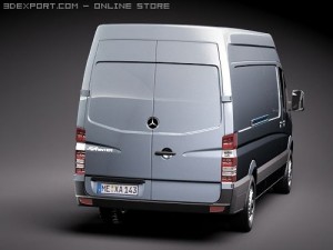 Mercedes-Benz Sprinter II Van Long 3D Model
